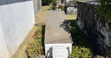 Tombe de Delphine Helod, Cimetière Marin, île de La Réunion
