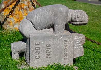 Statue de l'esclave Furcy à Saint-Denis, île de La Réunion