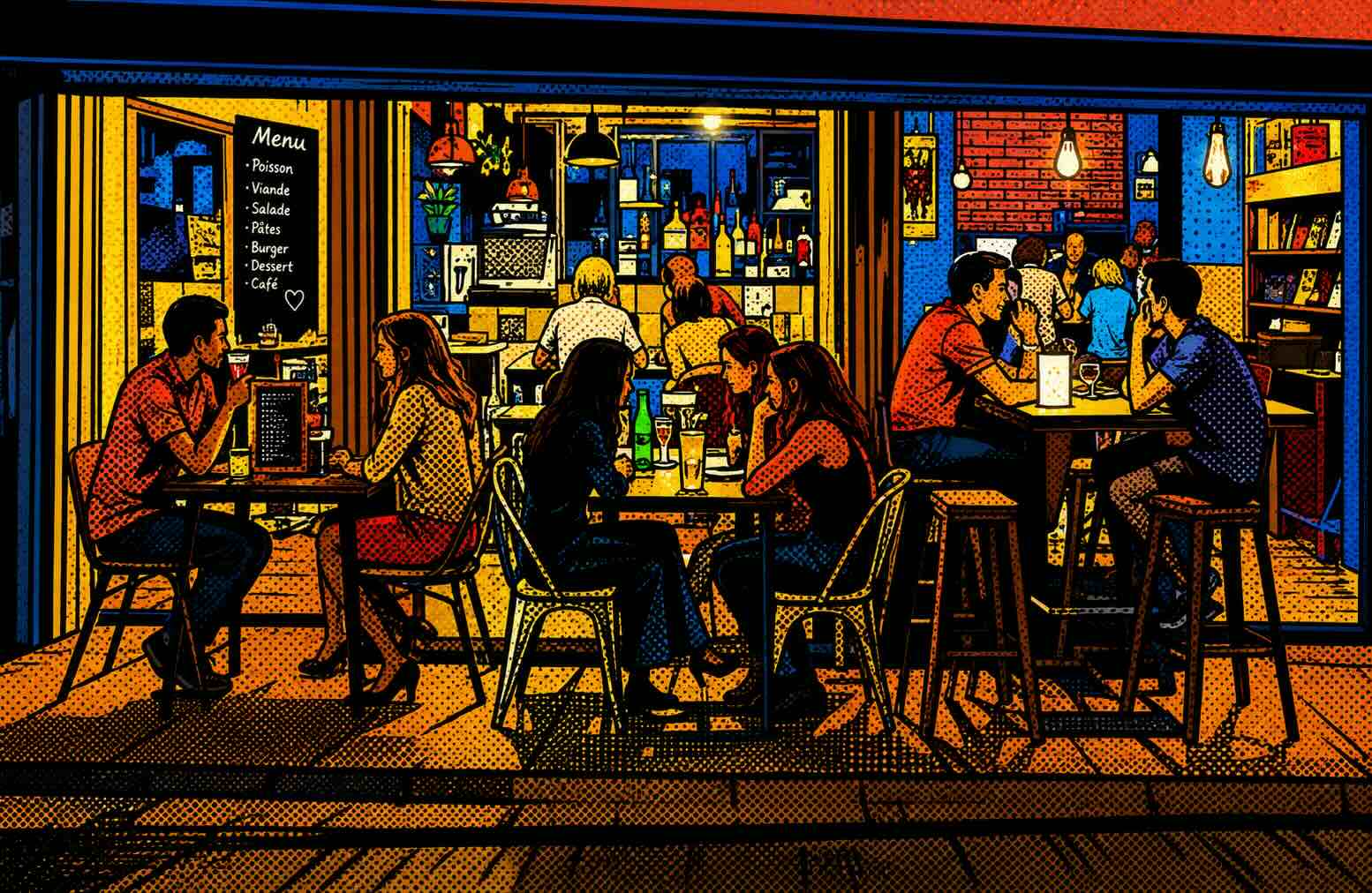 Restaurant Bar Le 6, situé à Saint-Leu, île de La Réunion