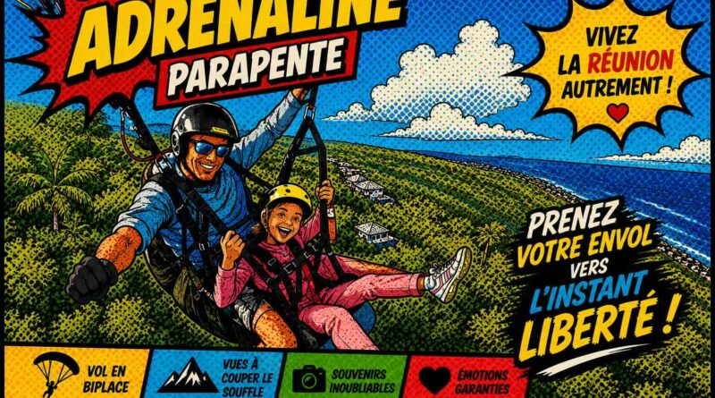 Faire du parapente à Saint-Leu avec Adrénaline Parapente, île de La Réunion