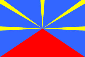 Le drapeau de l'île de La Réunion