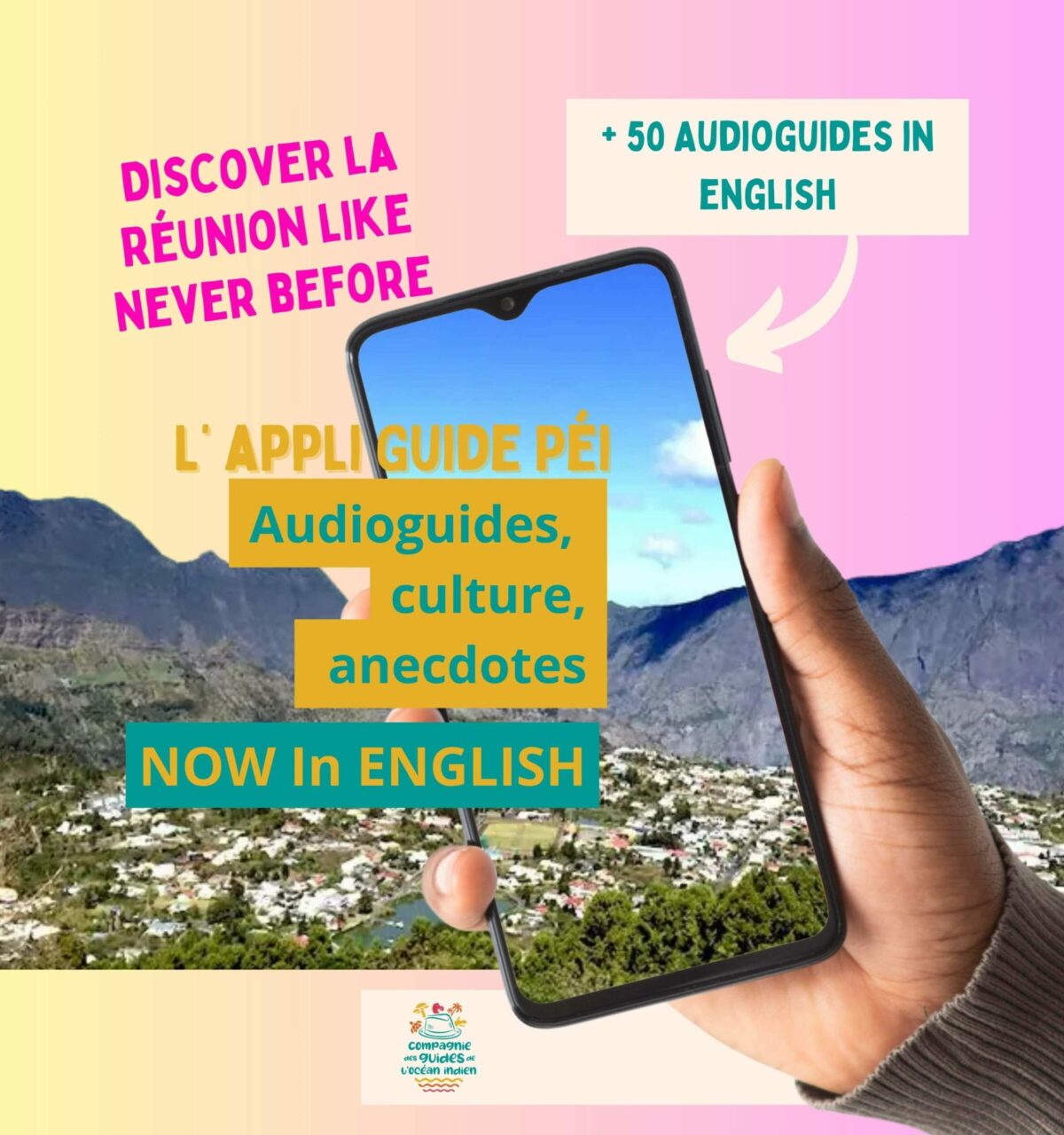 Appli Guide Péi - audioguides en anglais